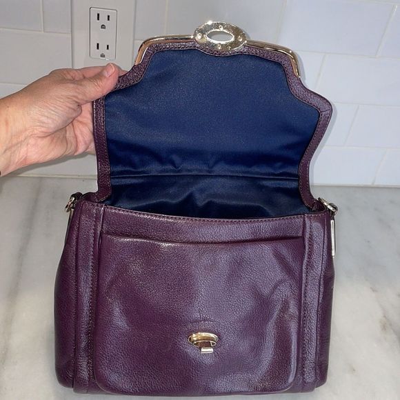 Coach Madison Sadie Flap Leather Crossbody Convertible Satchel Bag - Picture 13 of 16